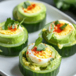 Avocado-Ei-Salat in Gurken-Cups