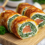 Das Lachs Spinat Rolle Rezept – Super lecker und Low Carb!