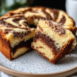 Fluffiger Low Carb Marmorkuchen