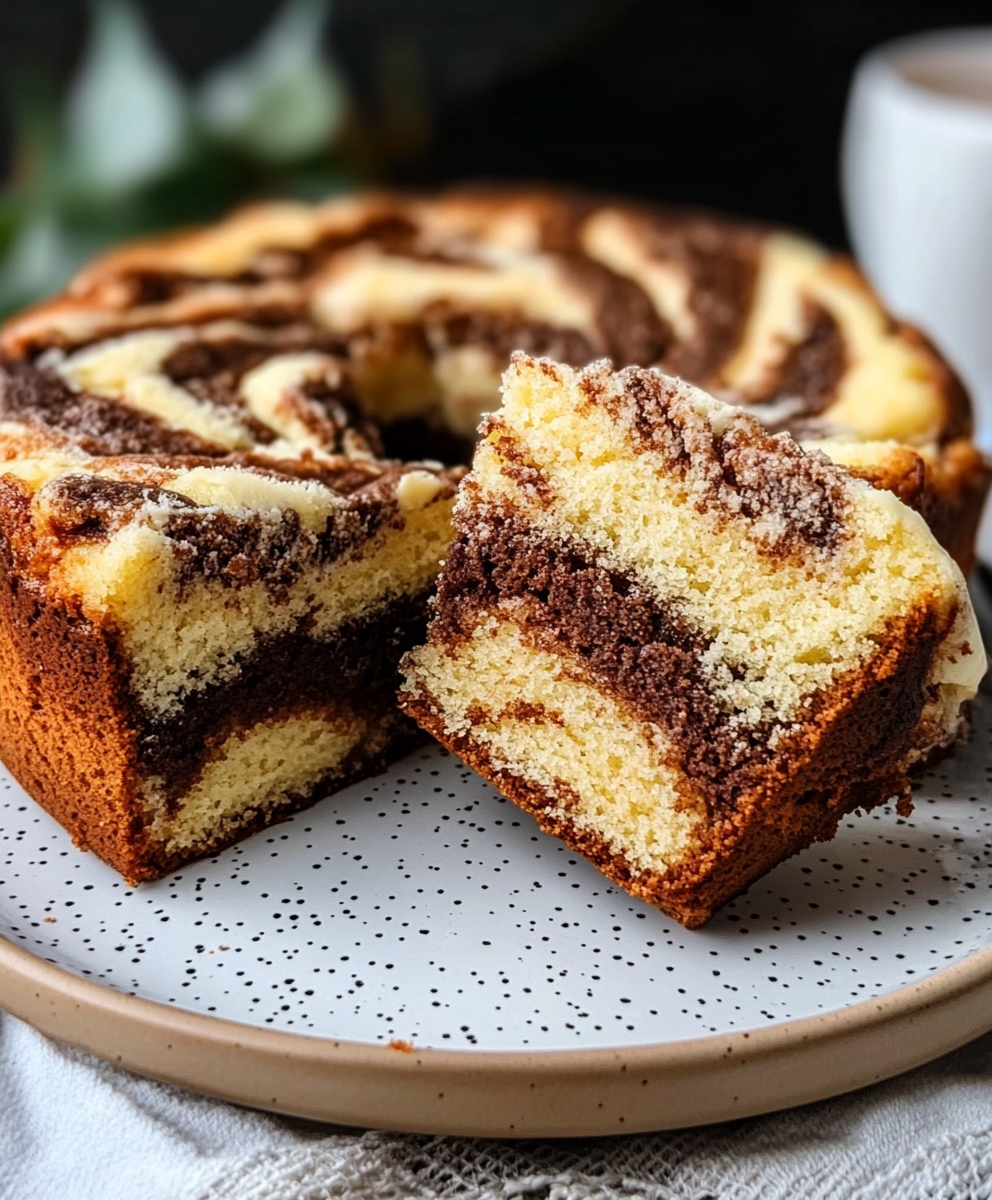 Fluffiger Low Carb Marmorkuchen – Ein himmlischer Genuss!