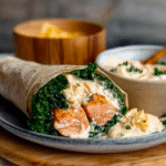 Grünkohl-Wrap mit Lachs