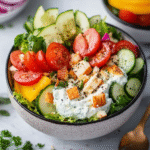 Herzhafter Low Carb Tzatziki Schichtsalat – Greek Style