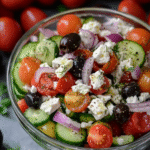 Herzhafter Low Carb Tzatziki Schichtsalat – Greek Style