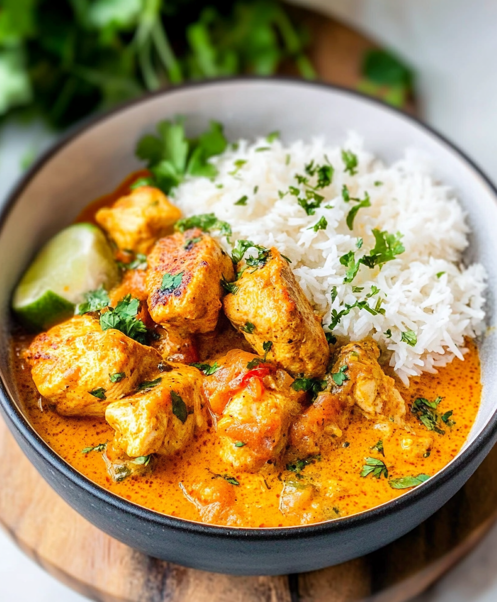 Hähnchen-Curry mit Kokosmilch: Ein einfaches Rezept!