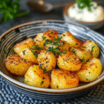 Keto Blaue Kartoffeln mit Kräuterbutter