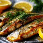 Keto Forelle mit Dill und Zitrone
