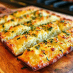 Keto Knoblauchbrot mit Mandelmehl