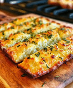 Keto Knoblauchbrot mit Mandelmehl