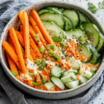 Keto Obazda mit Gurken & Karottensticks