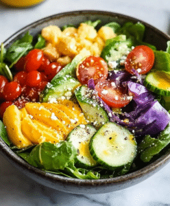 Knackig frischer Bauernsalat