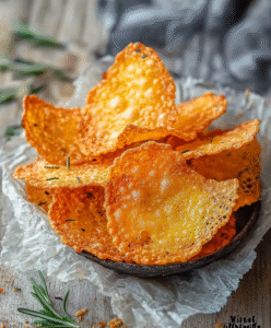Käse-Chips mit Rosmarin