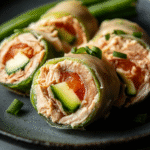 Köstliche und cremige Low Carb Thunfischröllchen