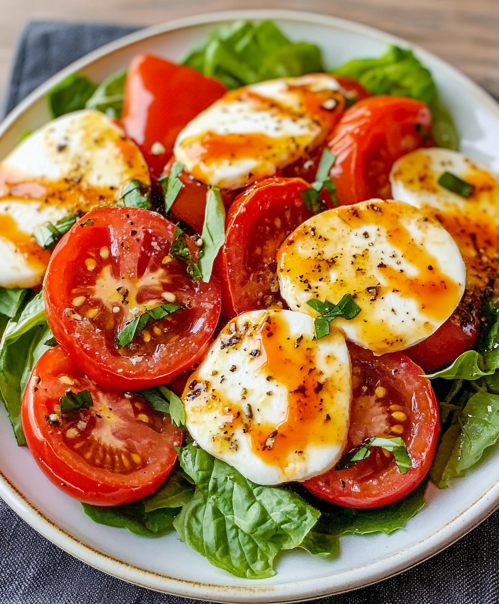 Köstlicher Low Carb Büffelmozzarella-Tomaten Salat begeistert!