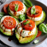 Low Carb Avocado Caprese