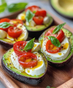 Low Carb Avocado Caprese