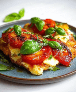 Low Carb Caprese-Schnitzel