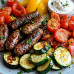 Low Carb Cevapcici-Ofengemüse-Blech