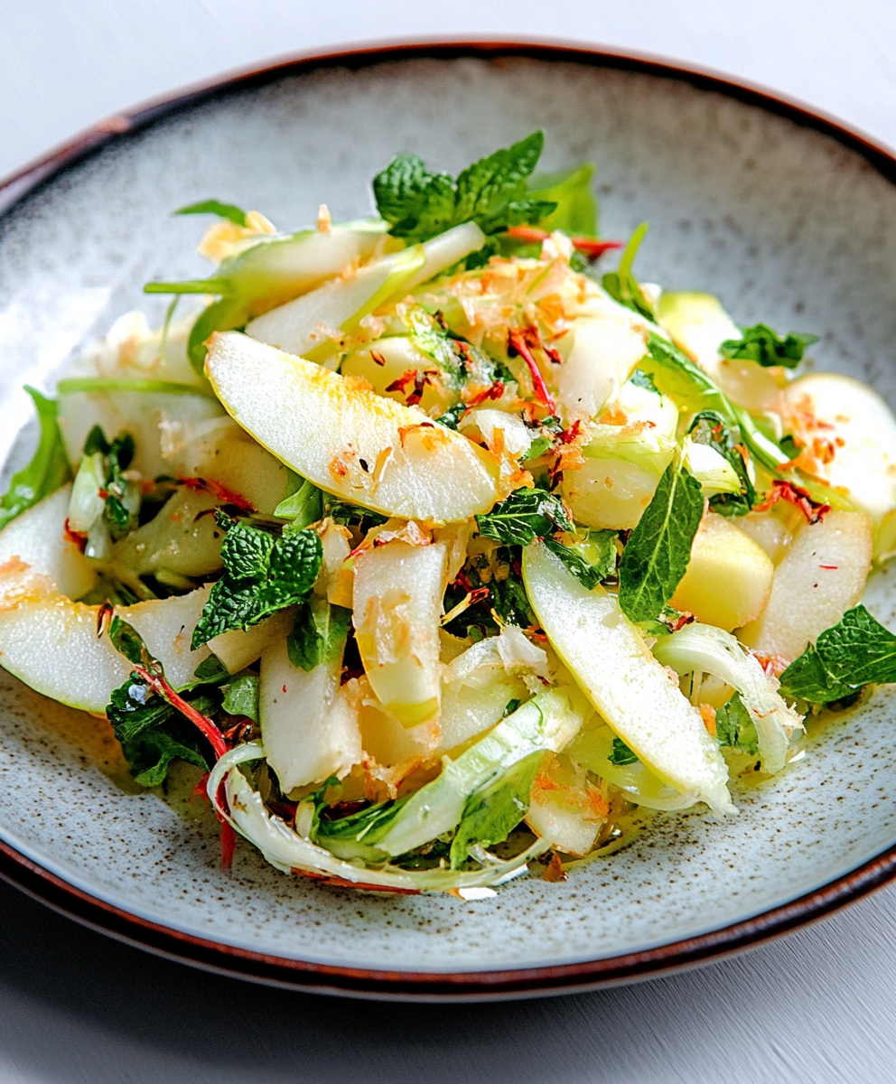 Low Carb Mairübchen-Apfel-Carpaccio für Salat-Fan: Entdecken Sie die köstliche Frische!