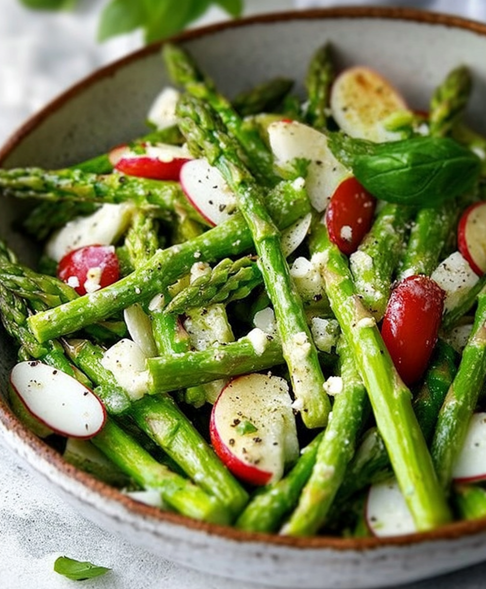 Low Carb Spargelsalat mit grünem Spargel – Gesund genießen!