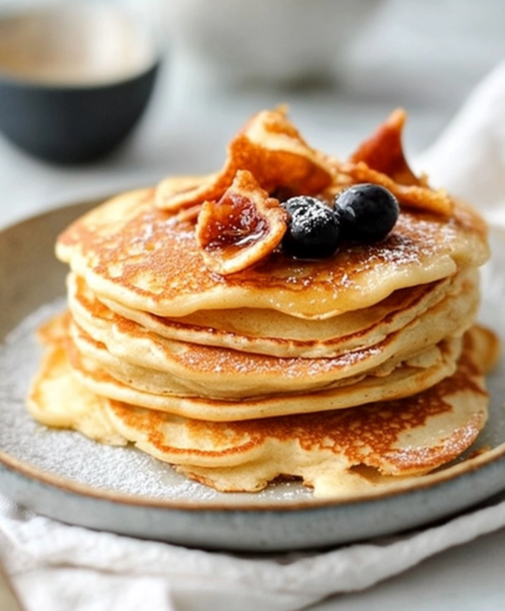 Low Carb Vanille-Pancakes ohne Mehl: So einfach lecker!