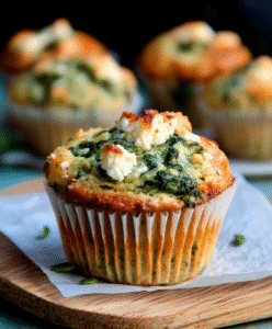 Spinat-Feta-Muffins