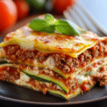 Zucchini-Lasagne mit Hackfleisch
