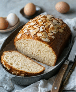 Zu­cke­r­frei­es Os­ter­brot mit Quark ohne Mehl