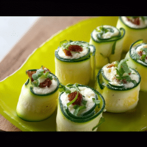 frischkäse-gurken-röllchen