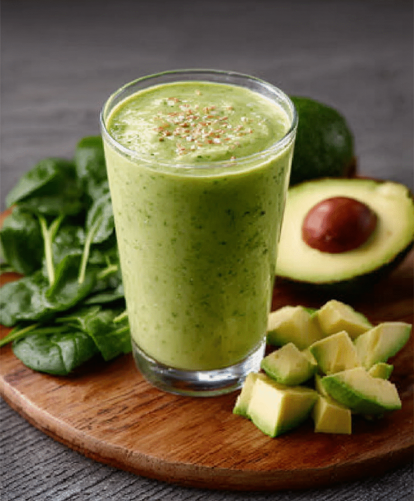 Avocado-Smoothie mit Spinat: Gesund und lecker genießen! 4 Current image: Avocado-Smoothie mit Spinat