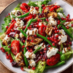 Feta-Eisberg mit Granatapfel