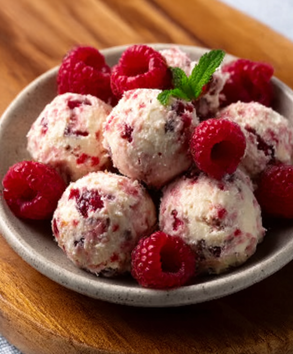 Frischkäse-Fettbomben mit Himbeer: Der perfekte Genuss!