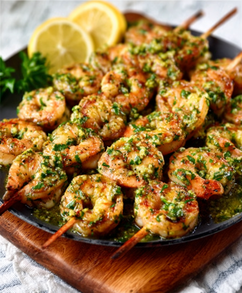 Gebratene Scampi in Knoblauch-Butter: Ein Genuss!