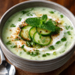 Gurken-Minz-Kefir-Suppe