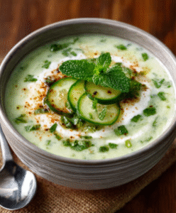 Gurken-Minz-Kefir-Suppe