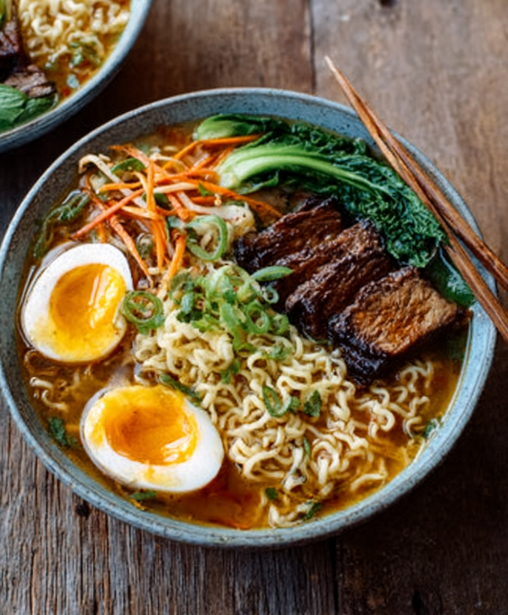 Kalte Keto-Ramen mit Miso-Tahini-Brühe: So lecker und einfach!