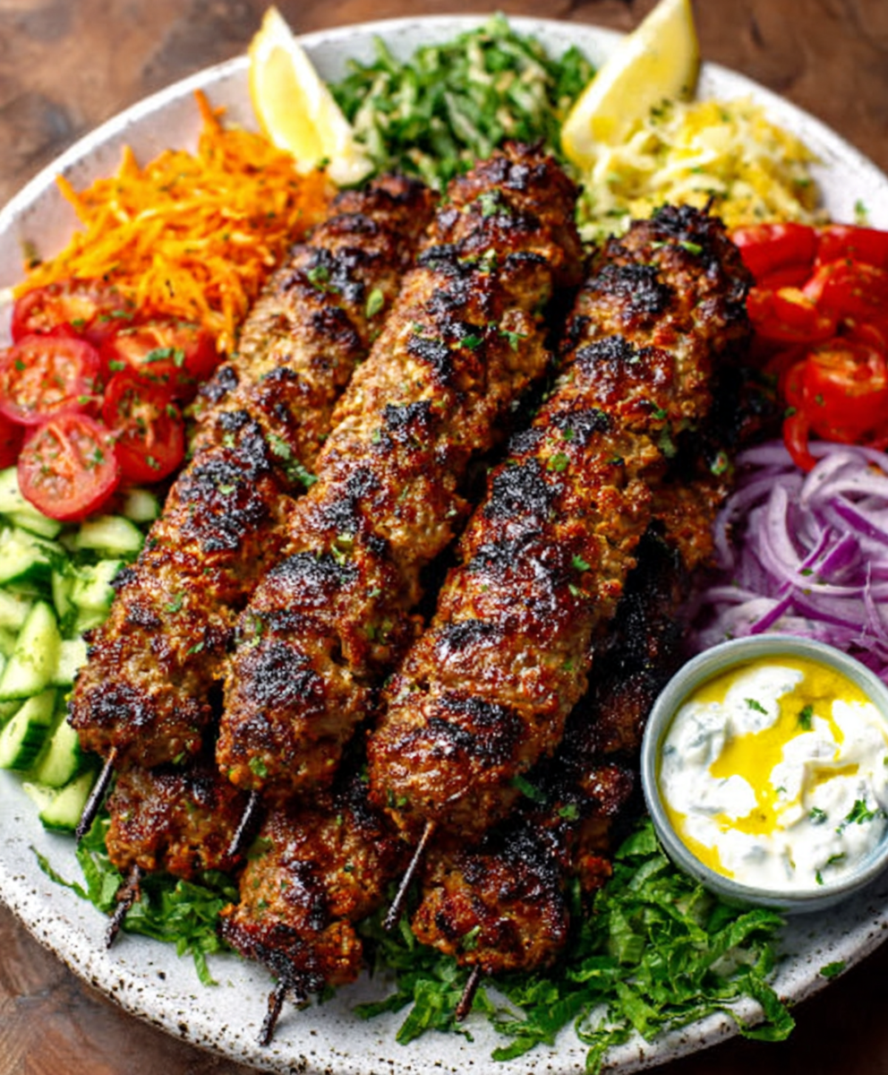 Keto Döner-Spieß aus Hähnchenhack: Einfach und lecker!