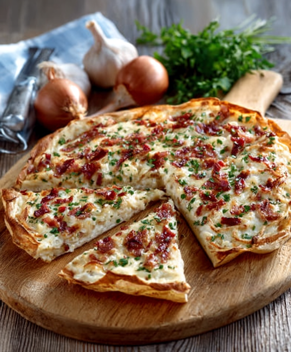 Keto Flammkuchen: Genießen Sie gesunde Leckereien!