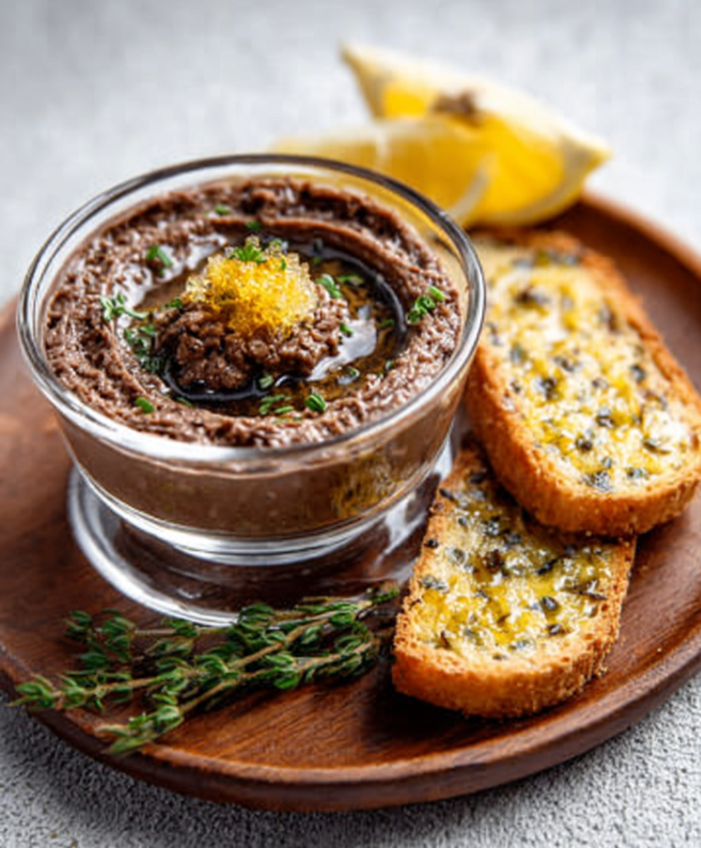 Keto-Geflügel-Leberpastete mit Trüffelöl: Ein Genuss!