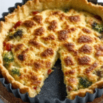 Keto-Gemüse-Tarte mit Kokosmehl-Teig