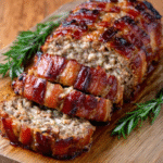 Keto Hackbraten mit Bacon-Ummantelung