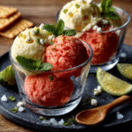 Keto-Holunderblüten-Sorbet (zuckerfrei)