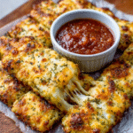 Keto Käse-Blumenkohl-Brotstangen