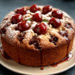 Keto Marzipan-Kirsch-Torte