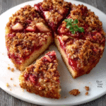 Keto Rhabarberkuchen mit Chiasamen