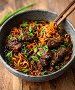 Keto Sauerbraten with Shirataki Noodles