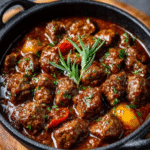 Keto Wacholder-Rindergulasch