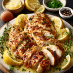 Keto Zitronen-Thymian-Salzkrusten-Huhn