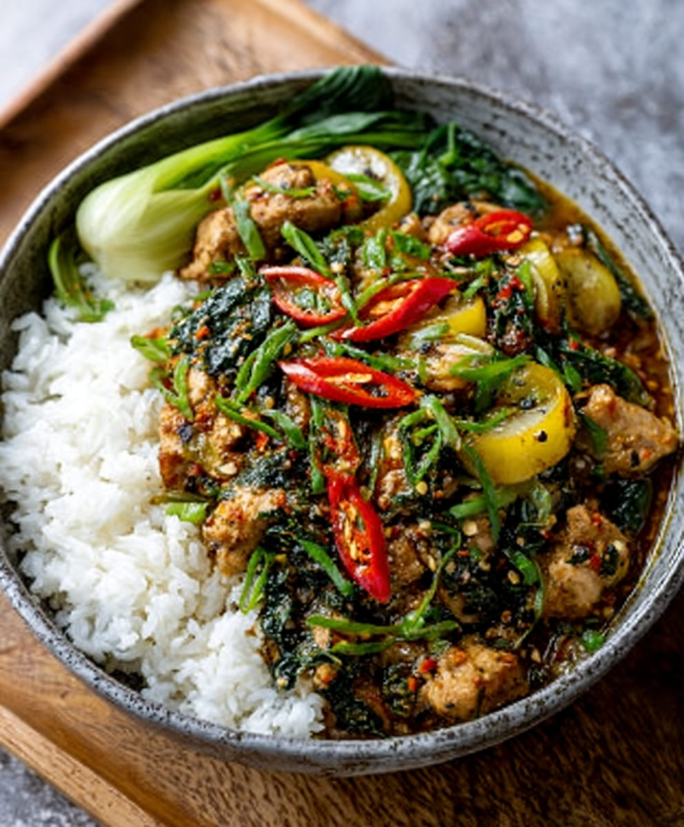 Keto-Zitronengras-Huhn mit Pak Choi: Ein Genuss für die Sinne!