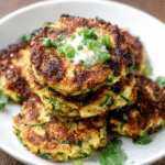 Keto Zucchinilaibchen mit Sesamkruste