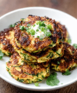 Keto Zucchinilaibchen mit Sesamkruste